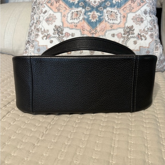 Coach Black Pebbled Leather Shoulder Bag - Picture 7 of 7